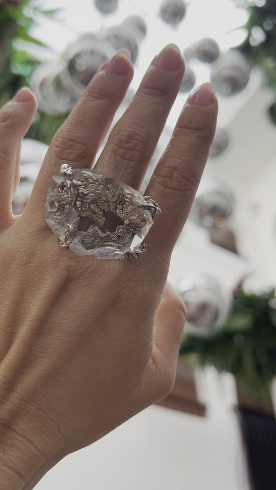 
            
                Load and play video in Gallery viewer, Bespoke Clarisse Ring Large
            
        